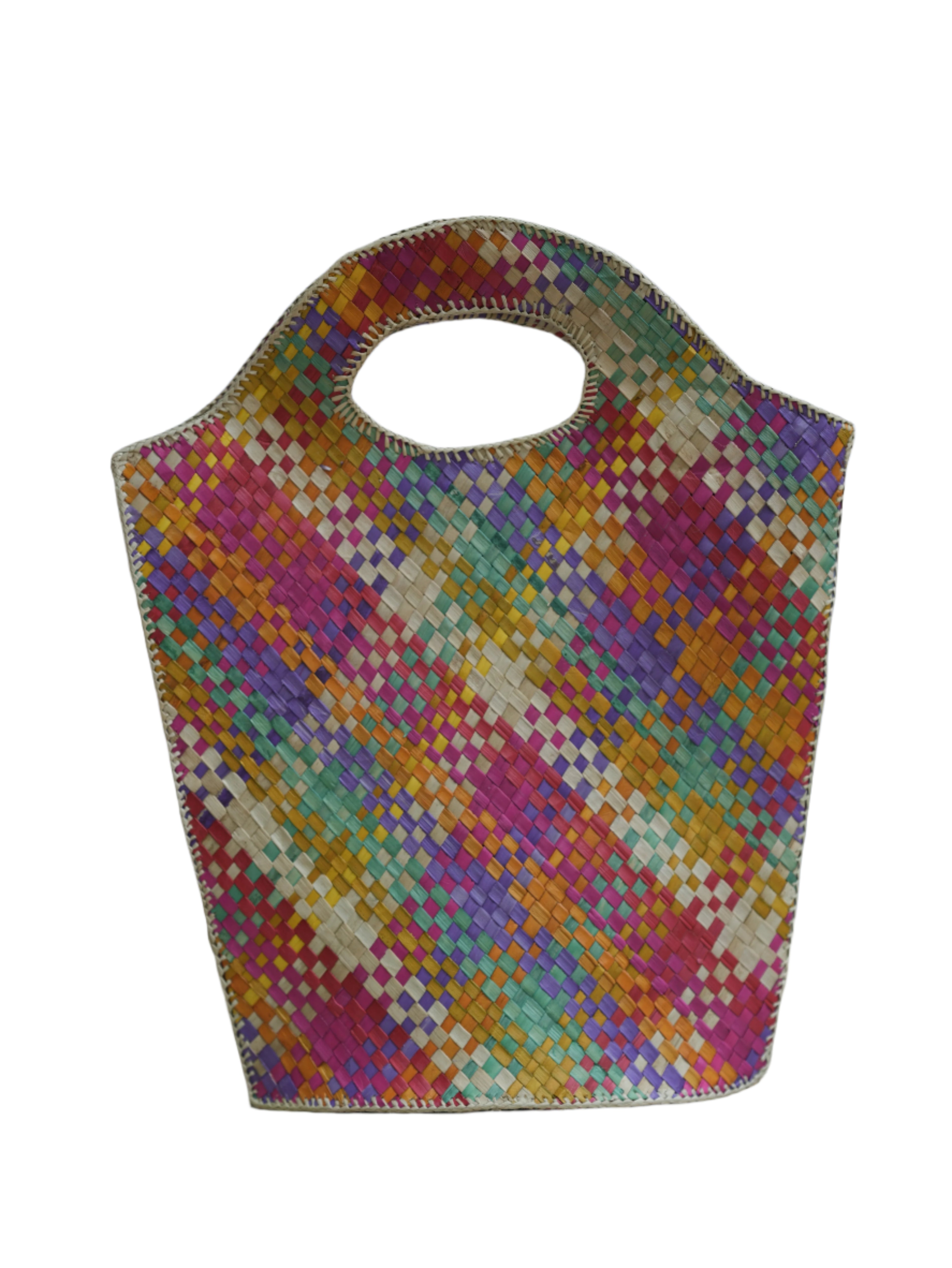 Multicolour Screwpine Bag