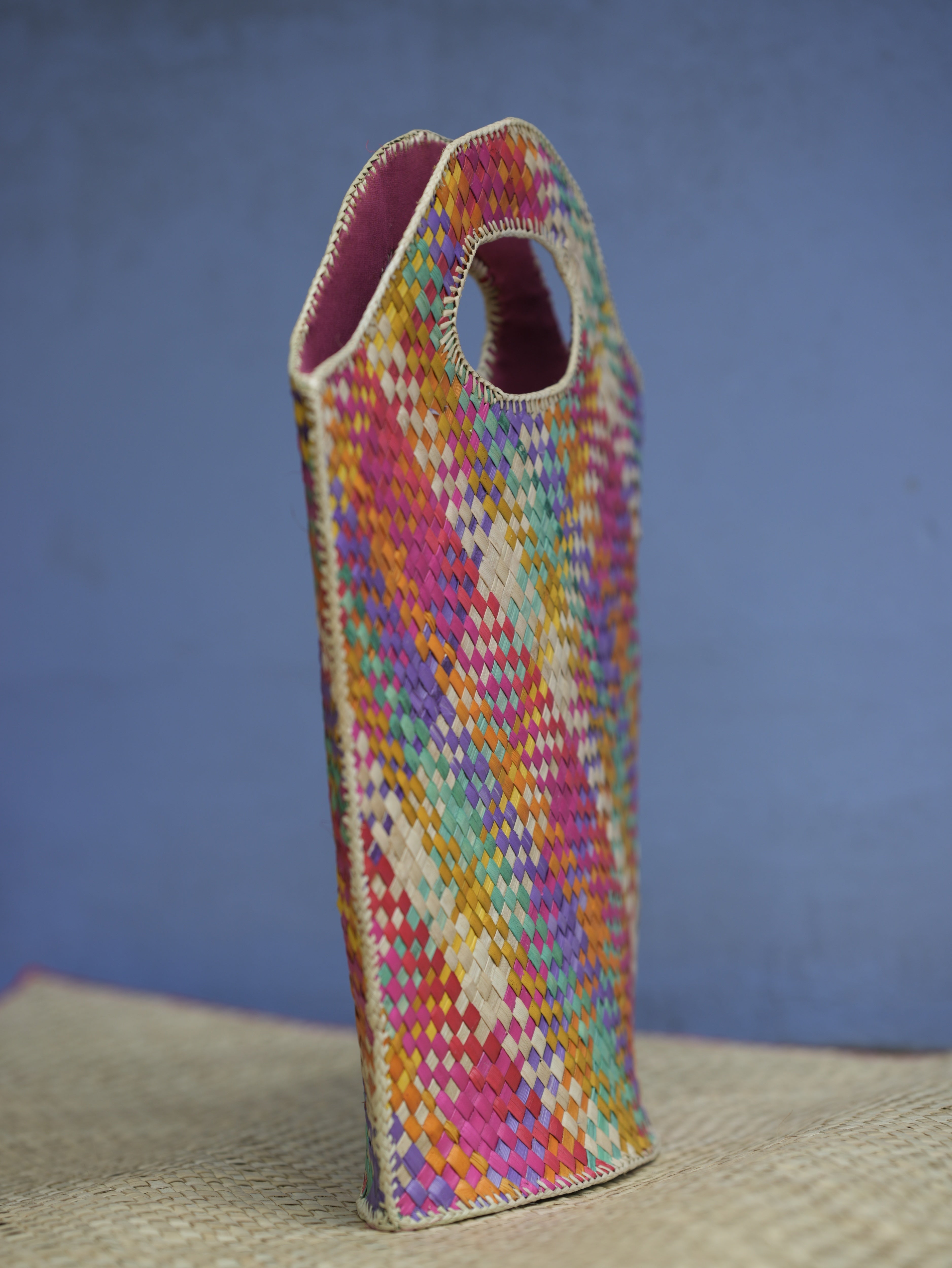 Multicolour Screwpine Bag