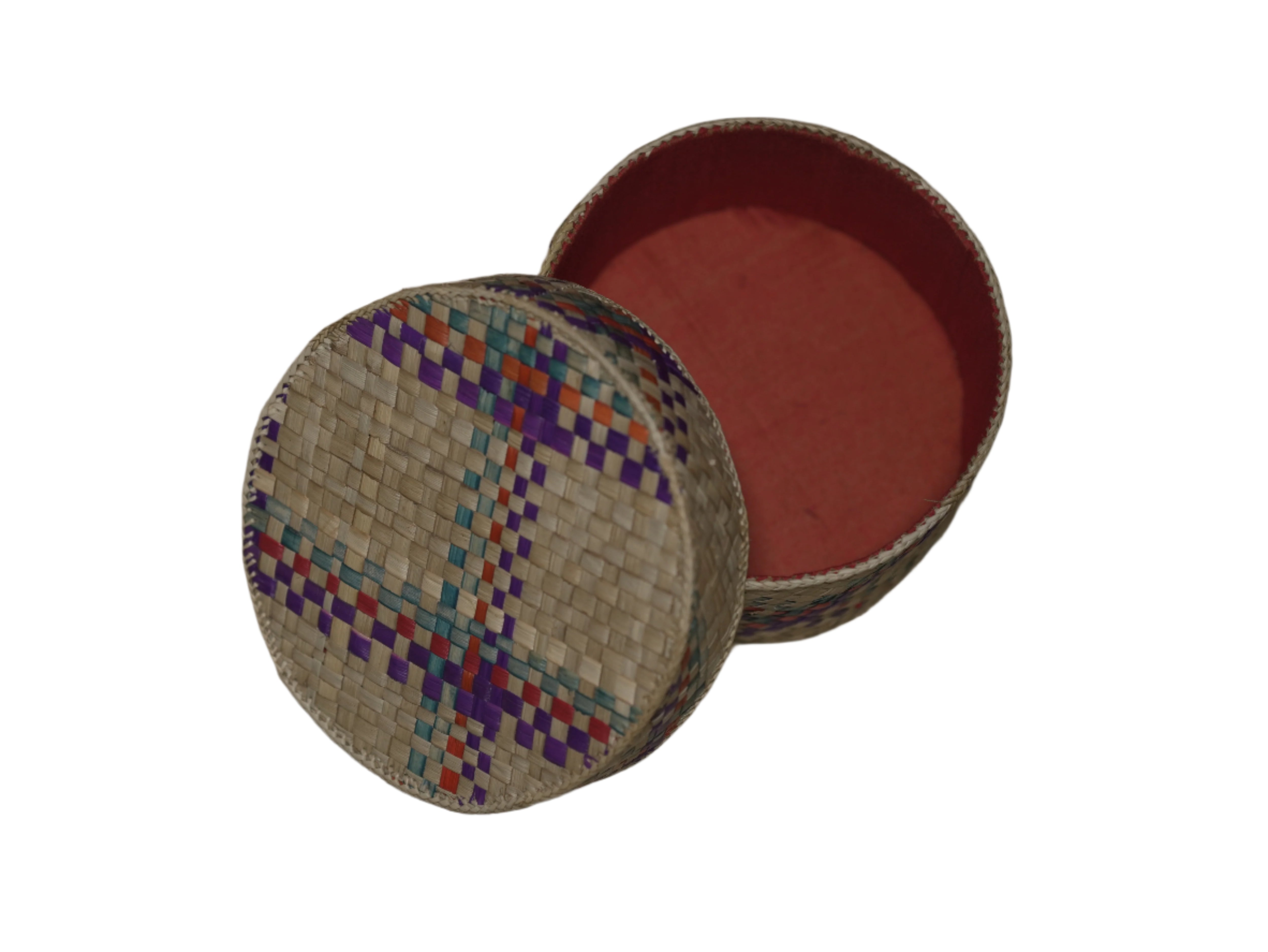 Screwpine Round Multicolour Box