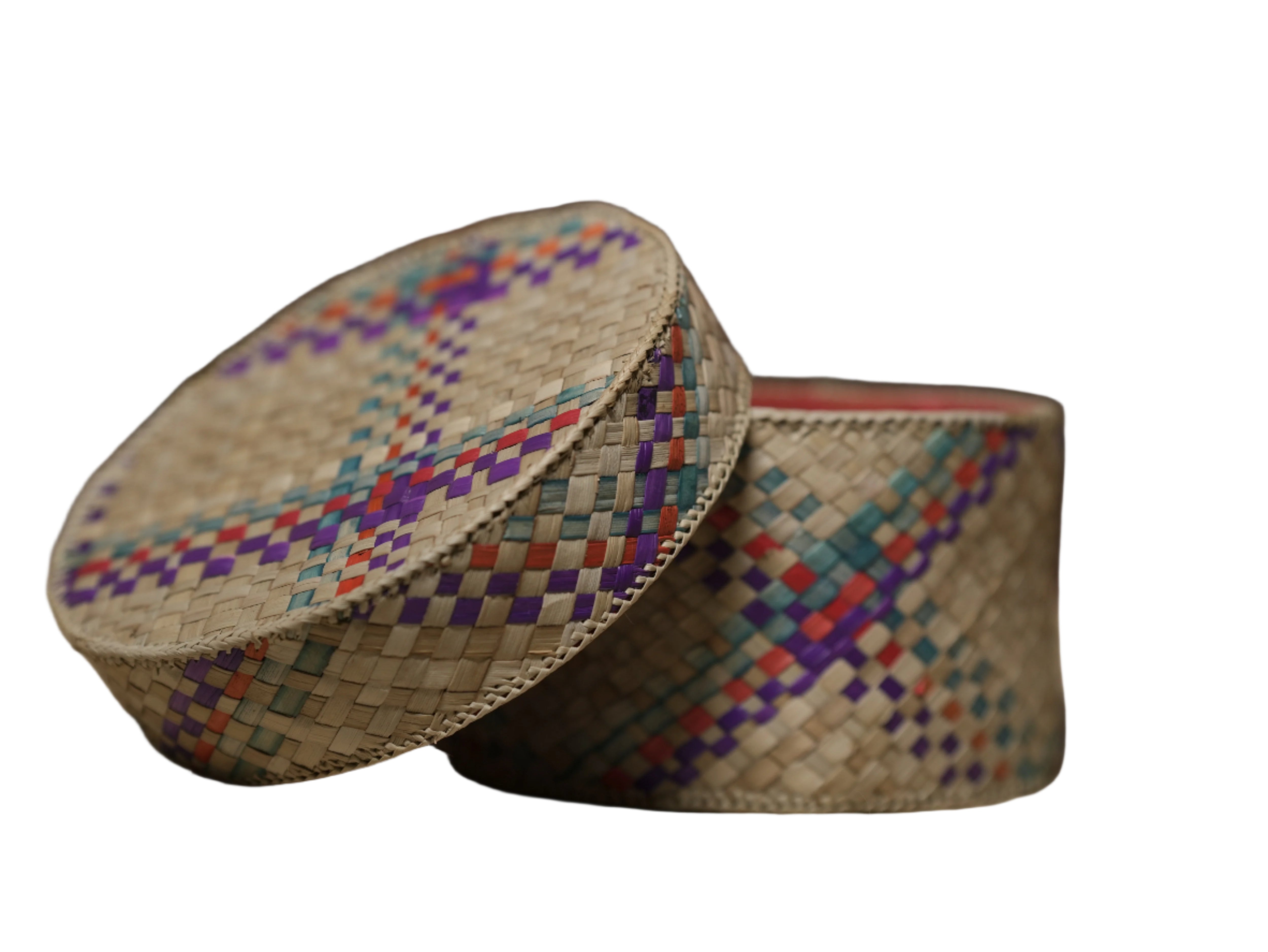 Screwpine Round Multicolour Box