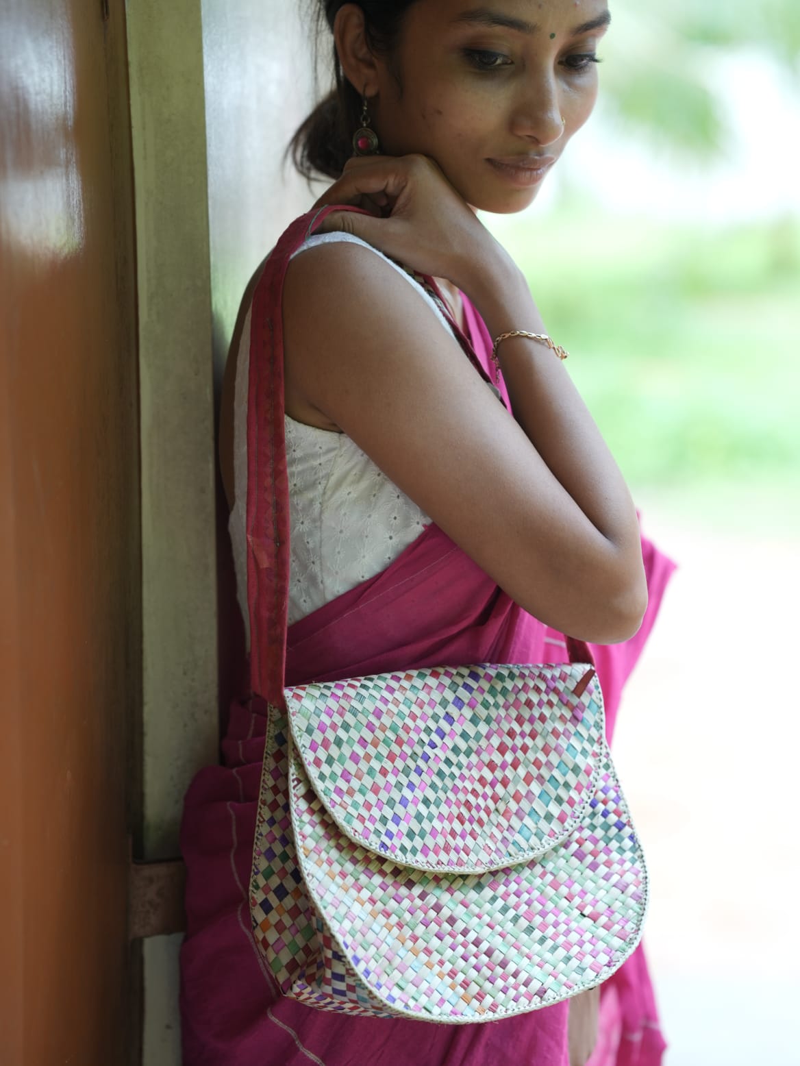 Handmade Screwpine bag | GI Product