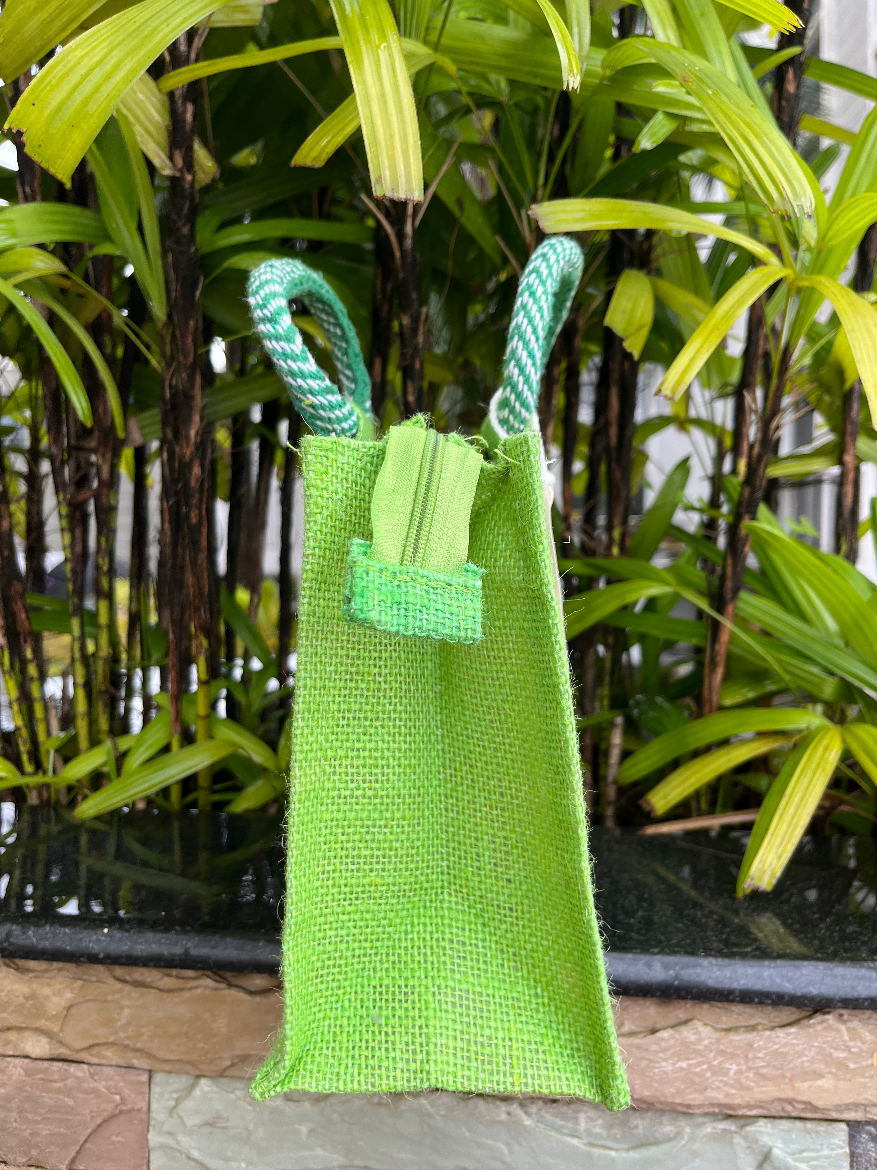 Jute Lunch Bag Single | Version 3 | Eco-friendly | Handmade