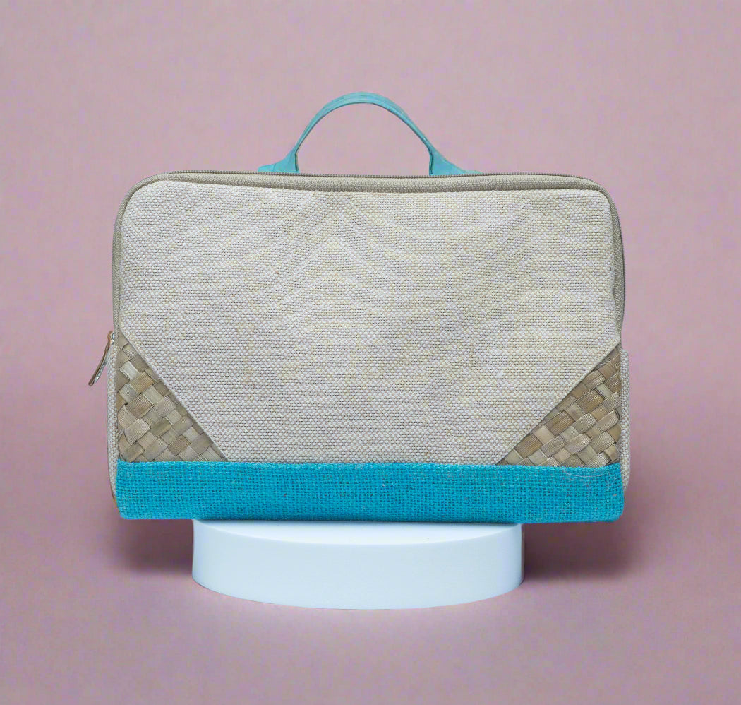 Screwpine-Oxford cotton pouch | Eco-friendly