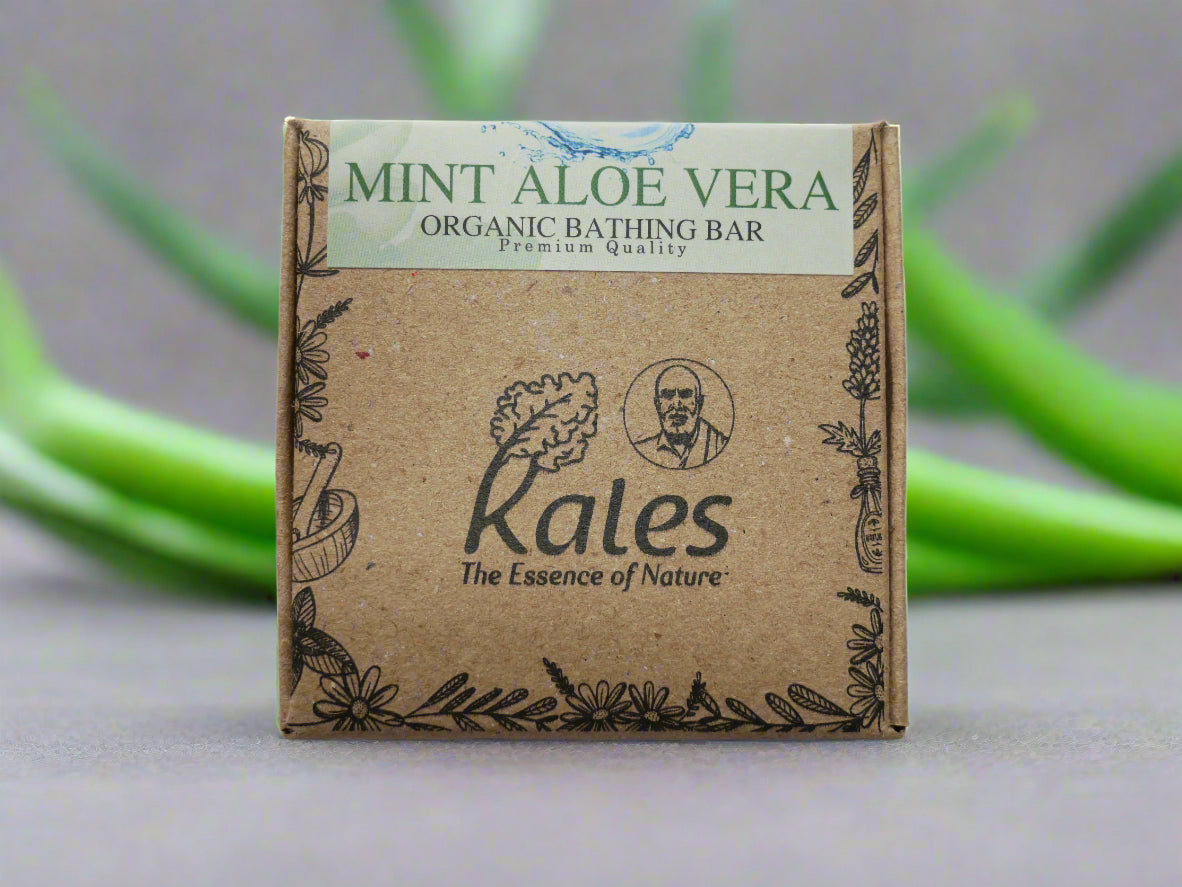 Organic Mint Aloe Vera Soap