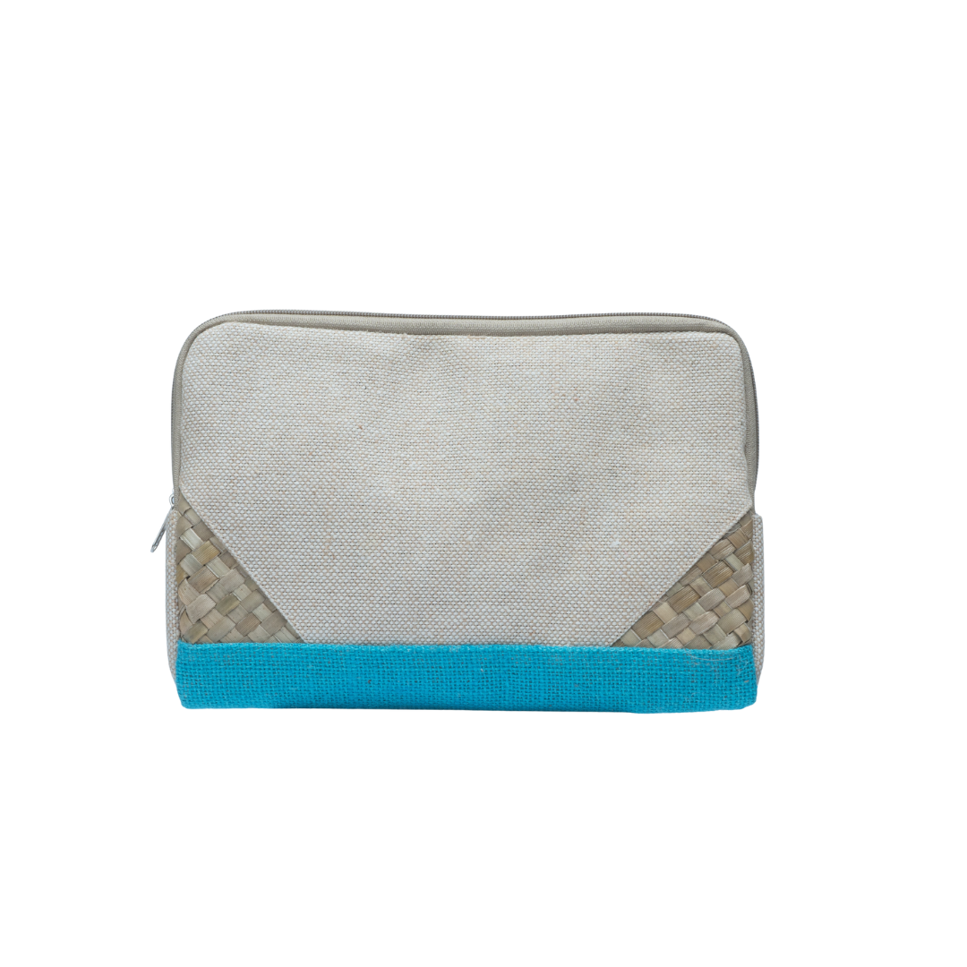 Screwpine-Oxford cotton pouch | Eco-friendly