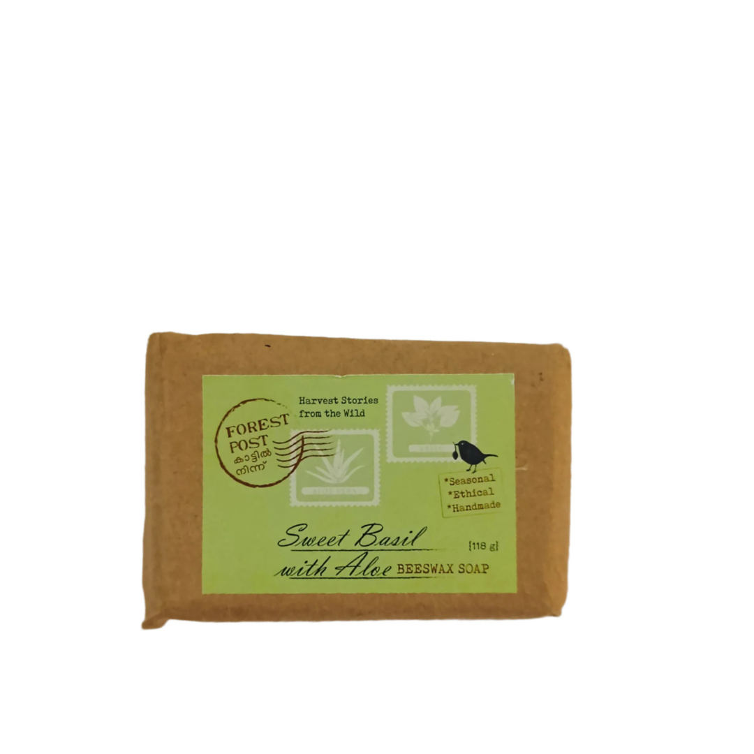 Sweet Basil with Aloe Beeswax Soap