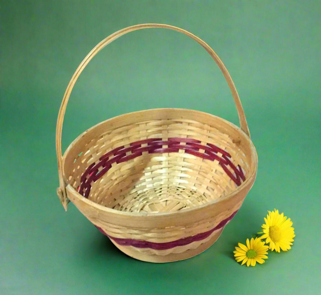 Bamboo Flower Basket
