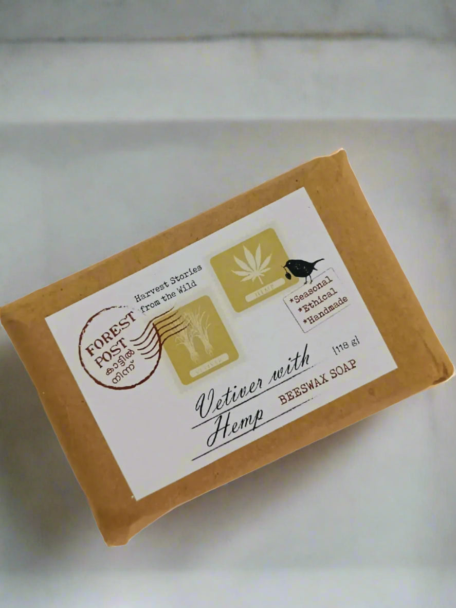 Vetiver with Hemp Beeswax Soap