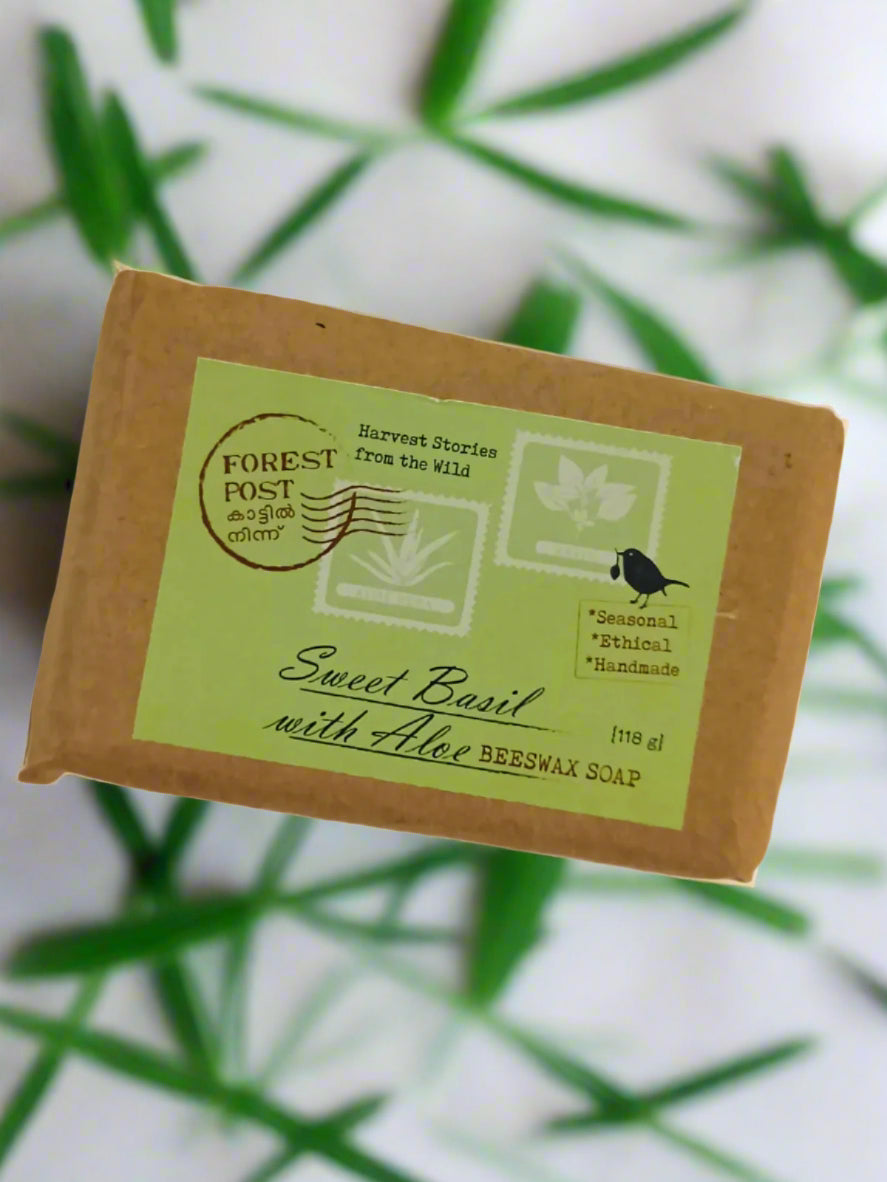 Sweet Basil with Aloe Beeswax Soap