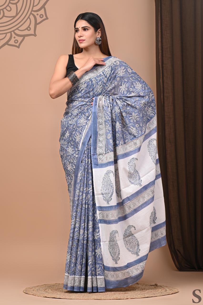 Cotton Mul Saree