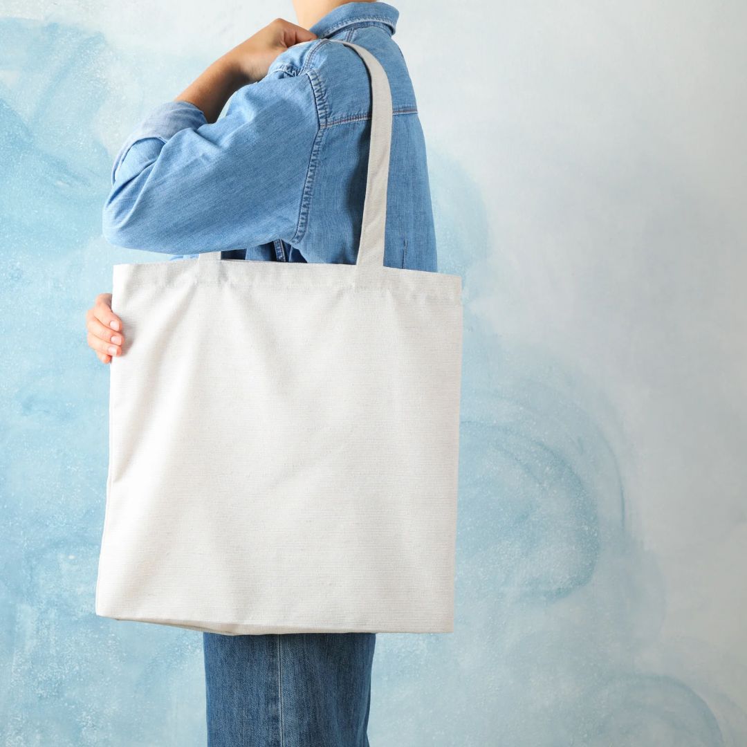 White Cotton Tote Bag