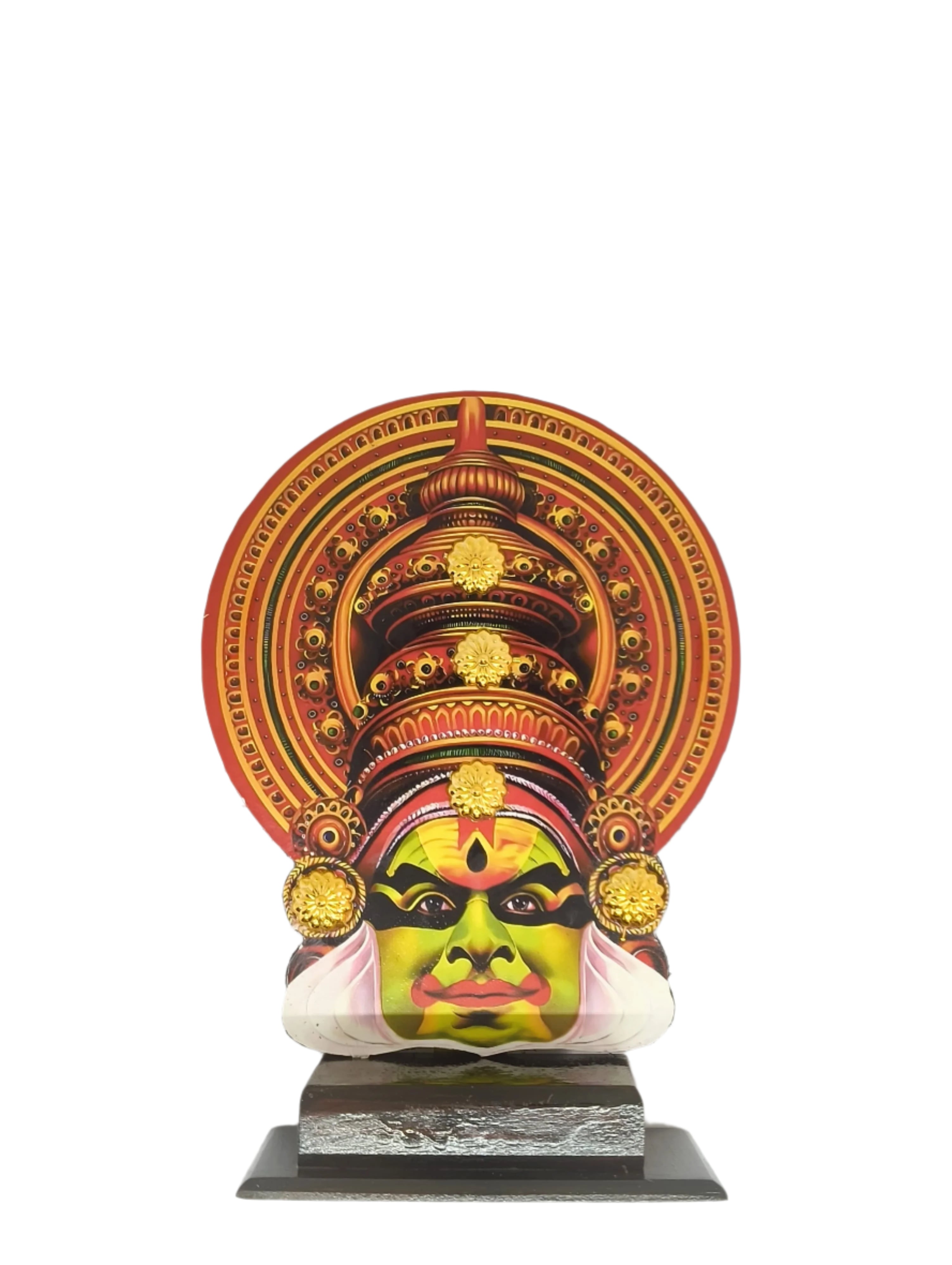 Handcrafted Kathakali Stand| Traditional | Indian Cultural Art Figurine