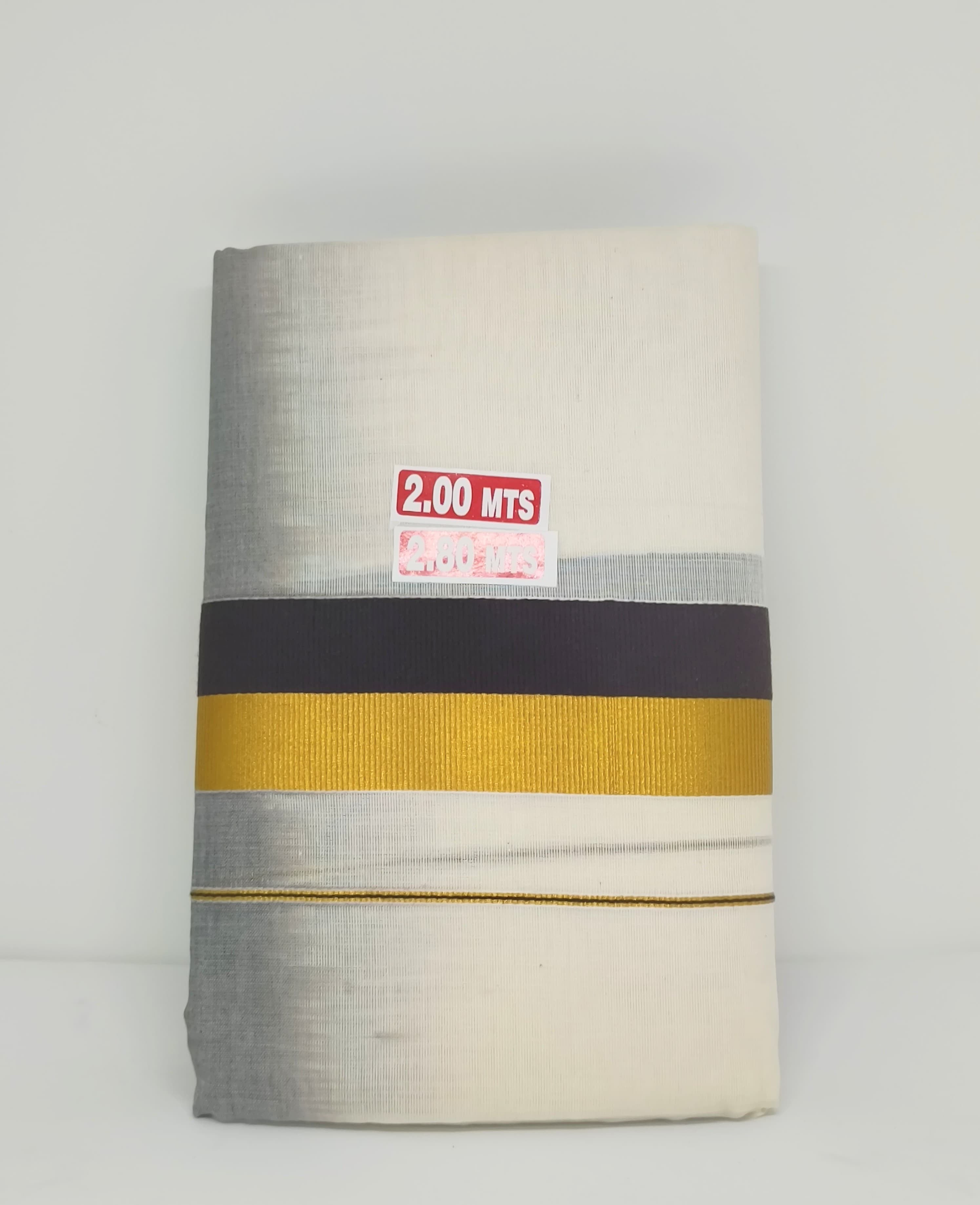 Kerala Set Mundu | Onam Traditional wear | Black and golden border