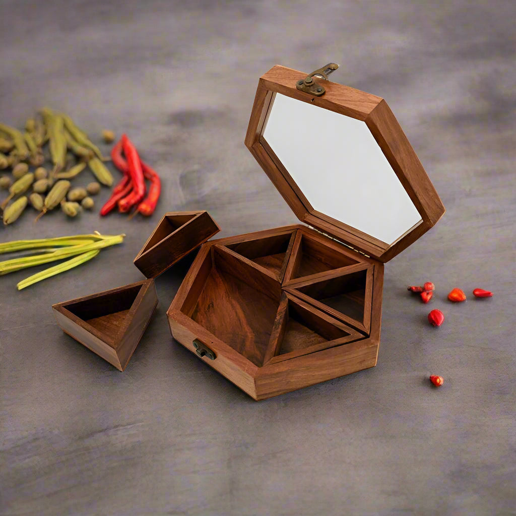 Hexagon Spice Box