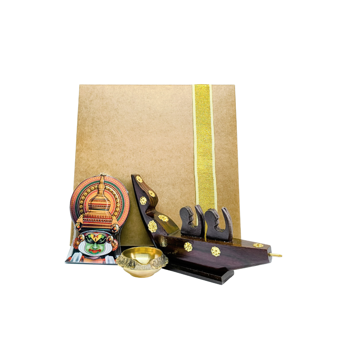 Elegant Onam Gift Hamper – Kerala Souvenirs