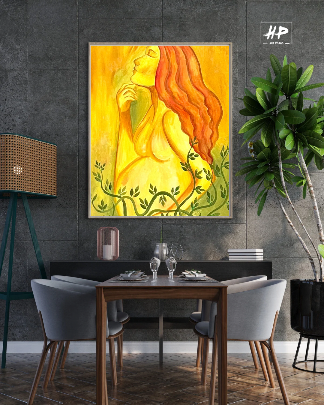 Mother Earth pregnancy series art work