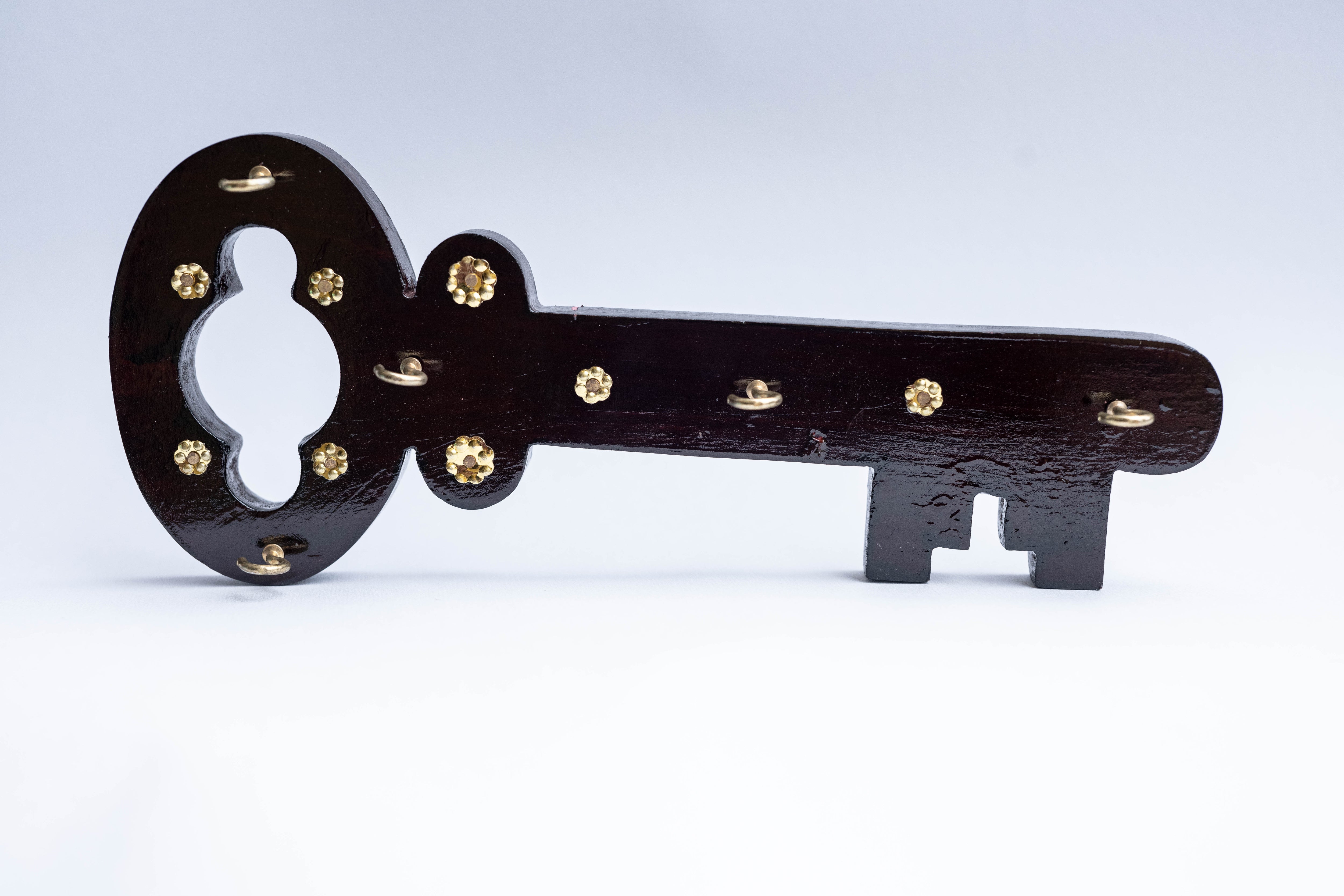 Key-shaped key holder