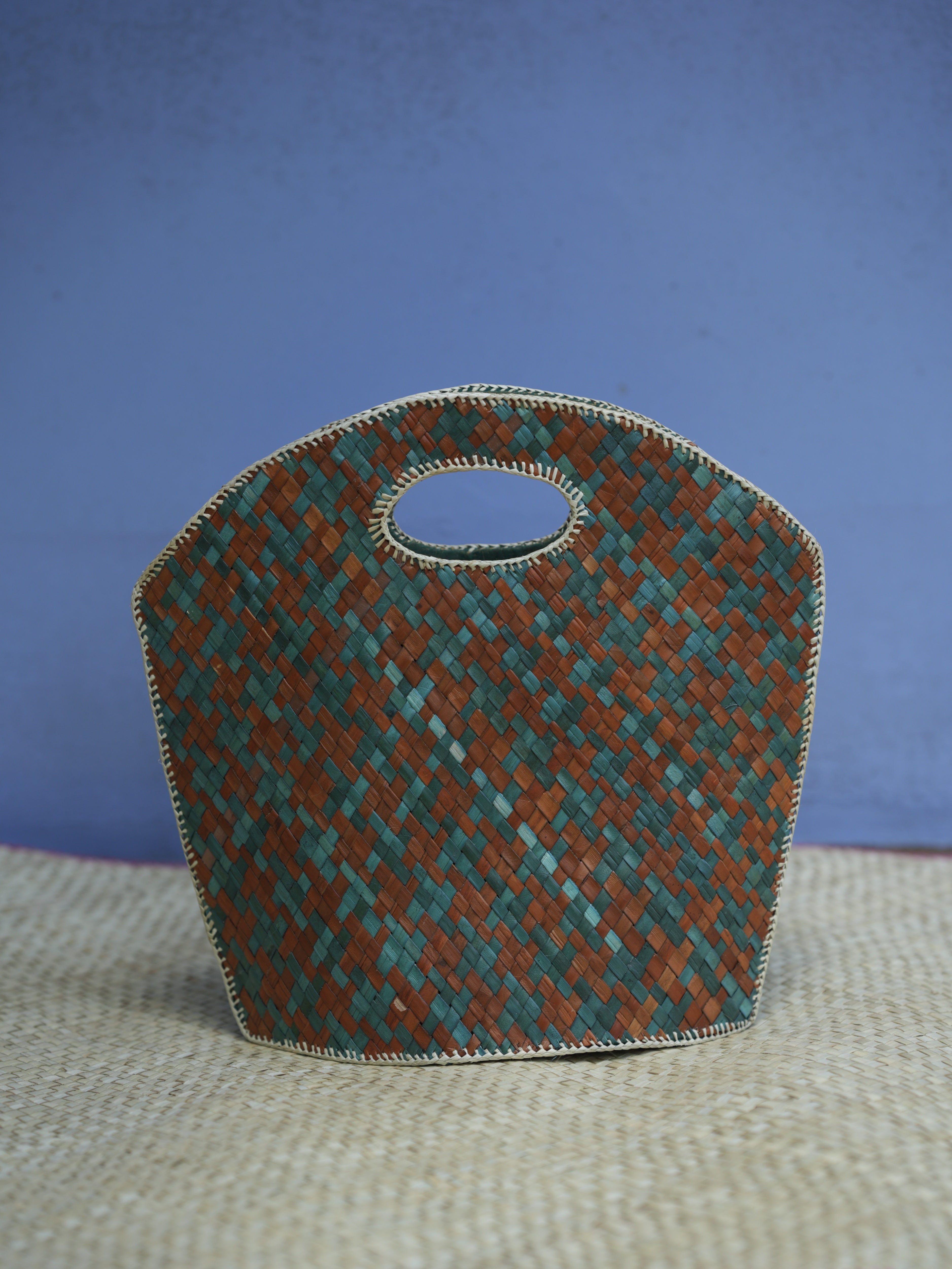 Green Colour Screwpine Bag