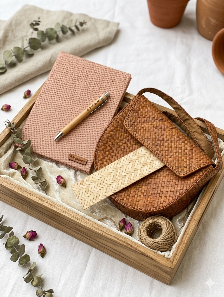 Eco-Friendly Artisan Gift Set: Handcrafted Sustainable Elegance