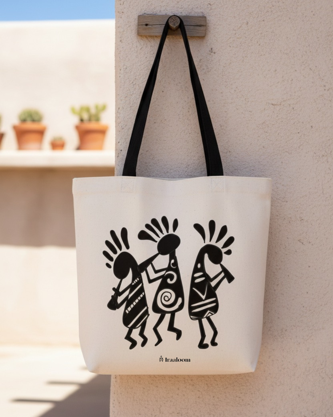 Handmade Canvas Cotton Tote Bag – Artist-Designed & Durable
