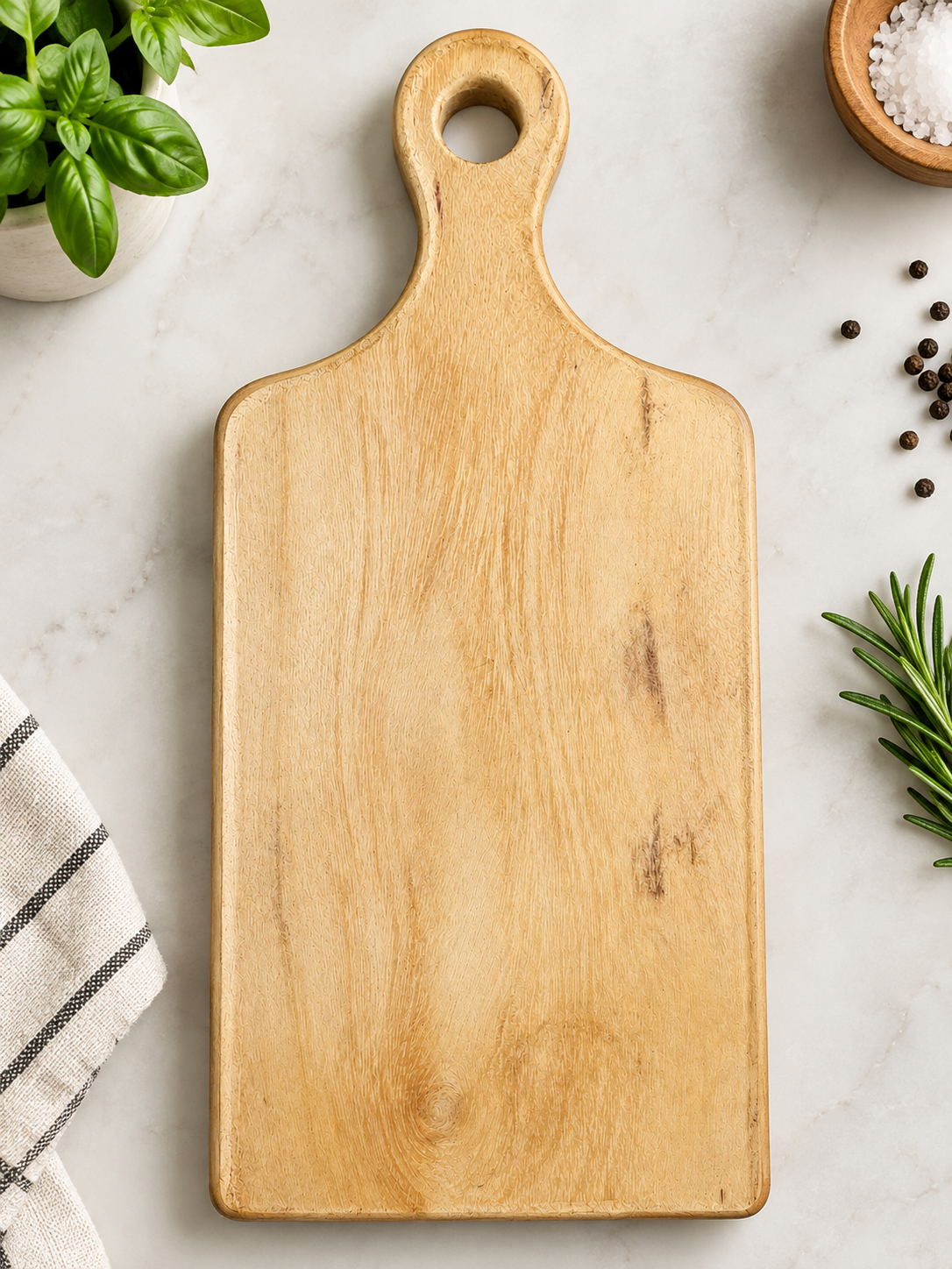 Natural Wooden Chopping Board – A Minimalist Essential for Every Kitchen