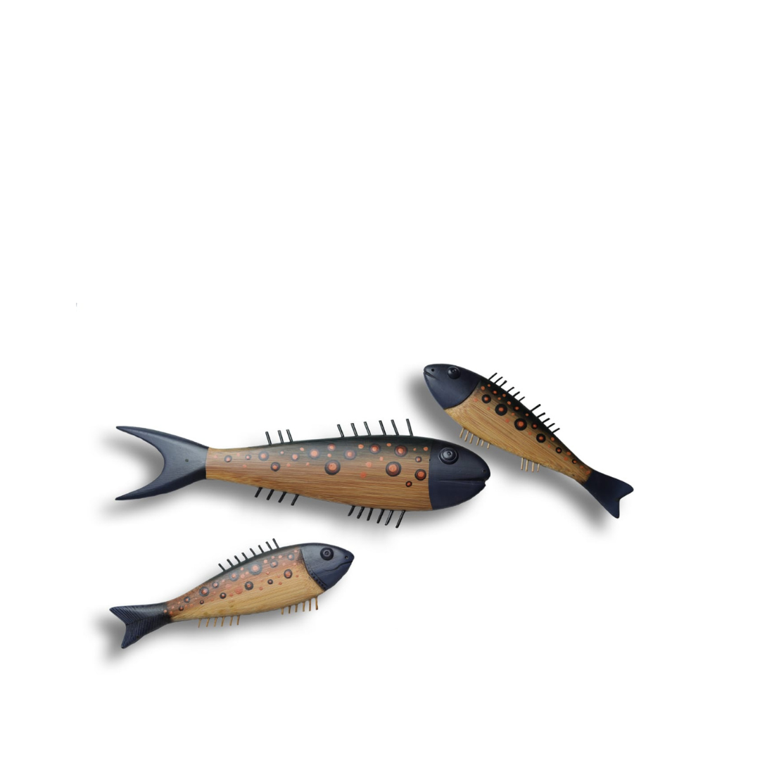 Bamboo Wall Decor Fish