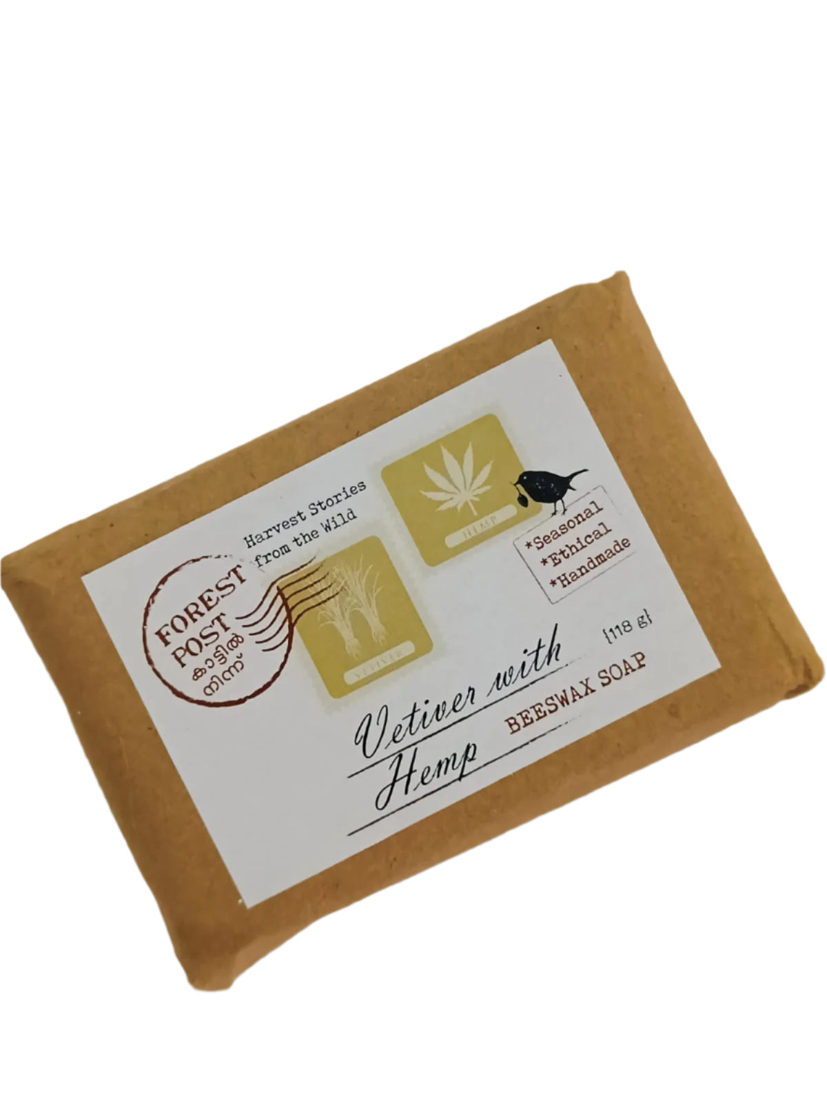 Vetiver with Hemp Beeswax Soap