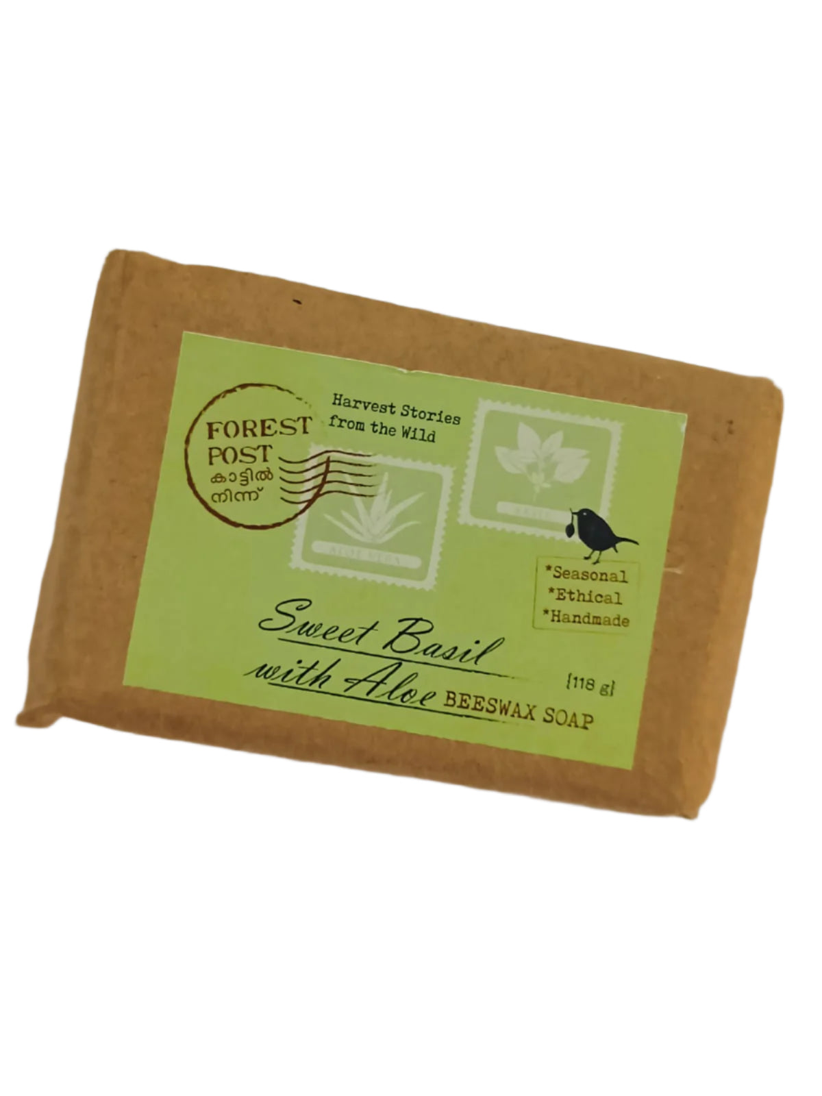 Sweet Basil with Aloe Beeswax Soap