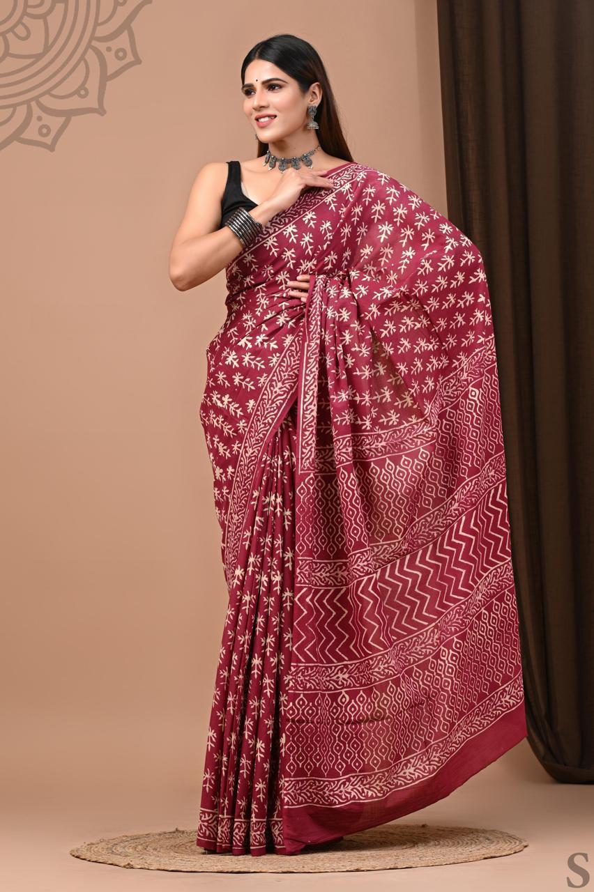 Cotton Mul Saree