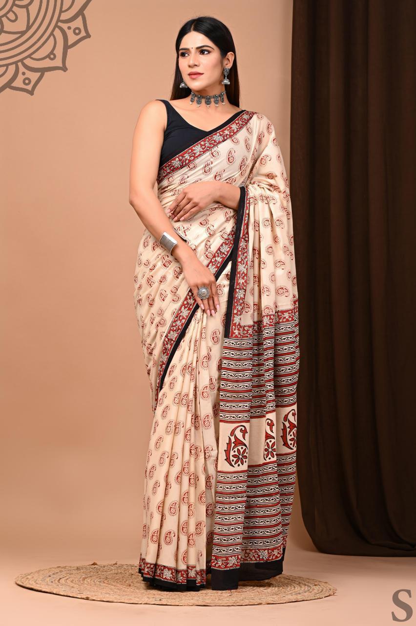 Cotton Mul Saree