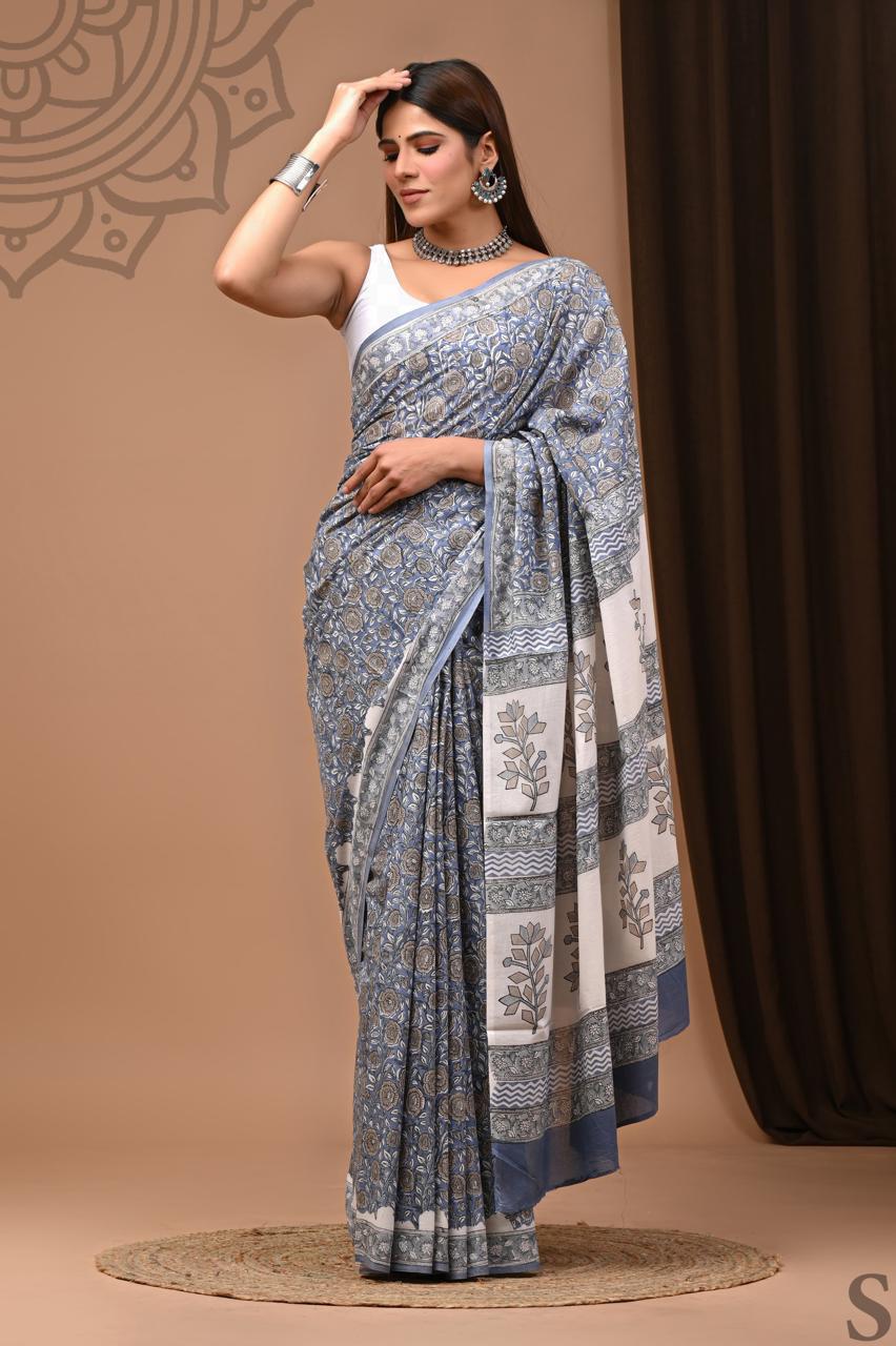 Cotton Mul Saree