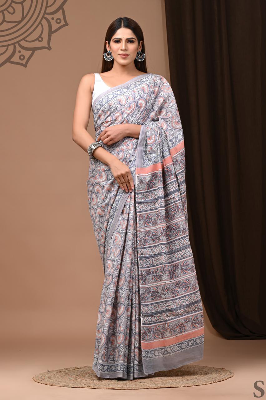 Cotton Mul Saree