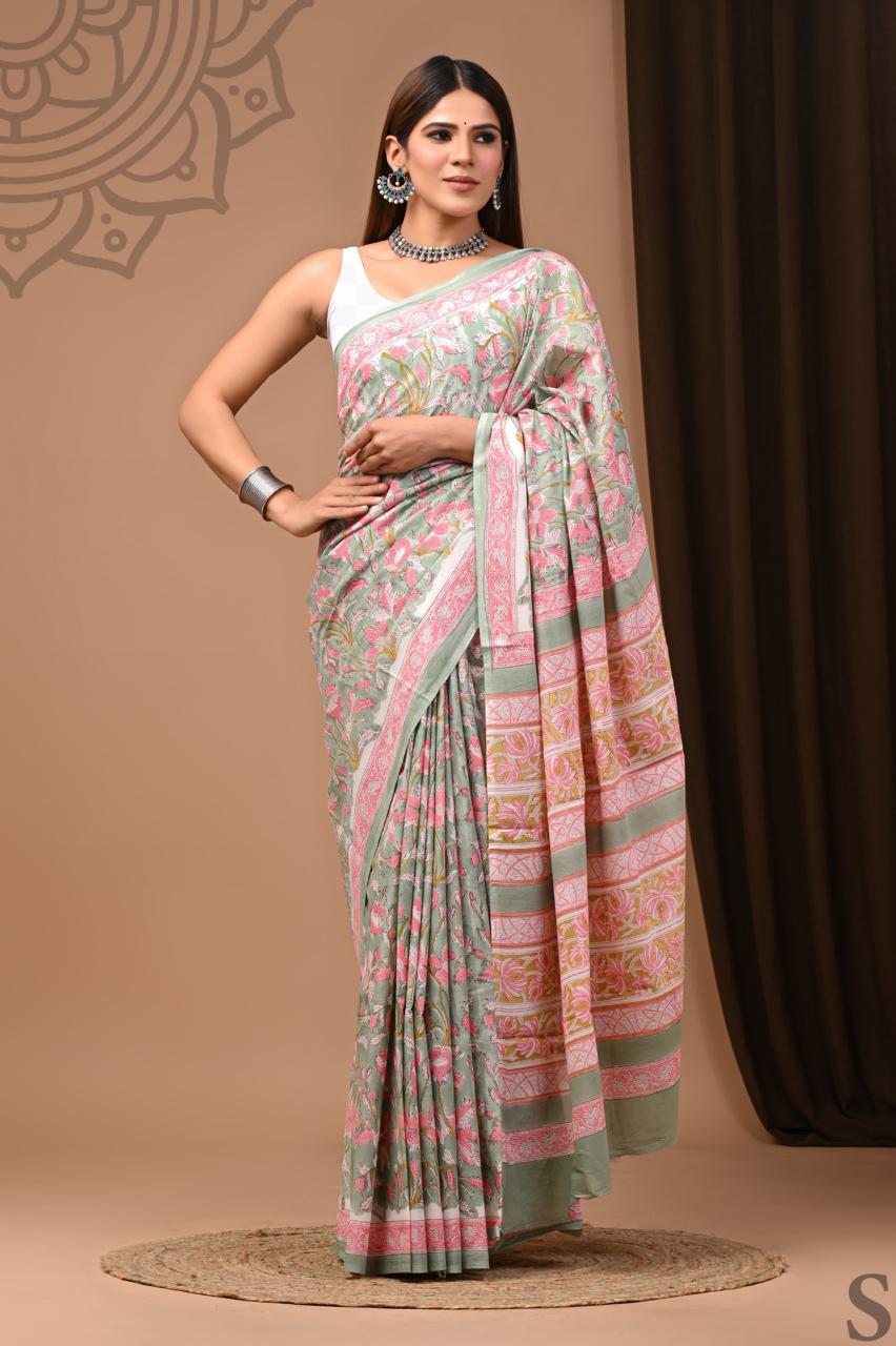 Cotton Mul Saree