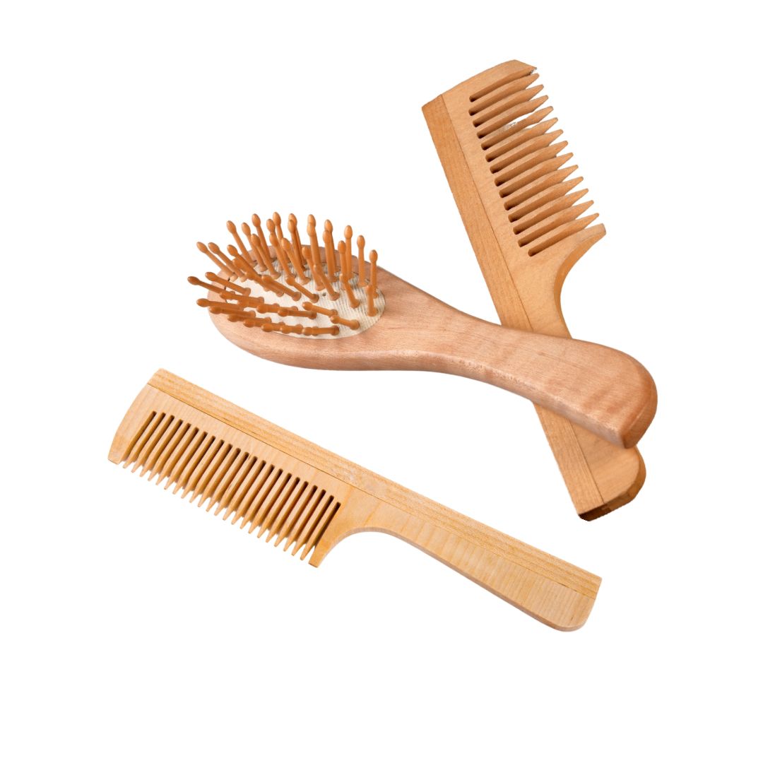 Eco-Friendly Bamboo & Neem Hair Care Set