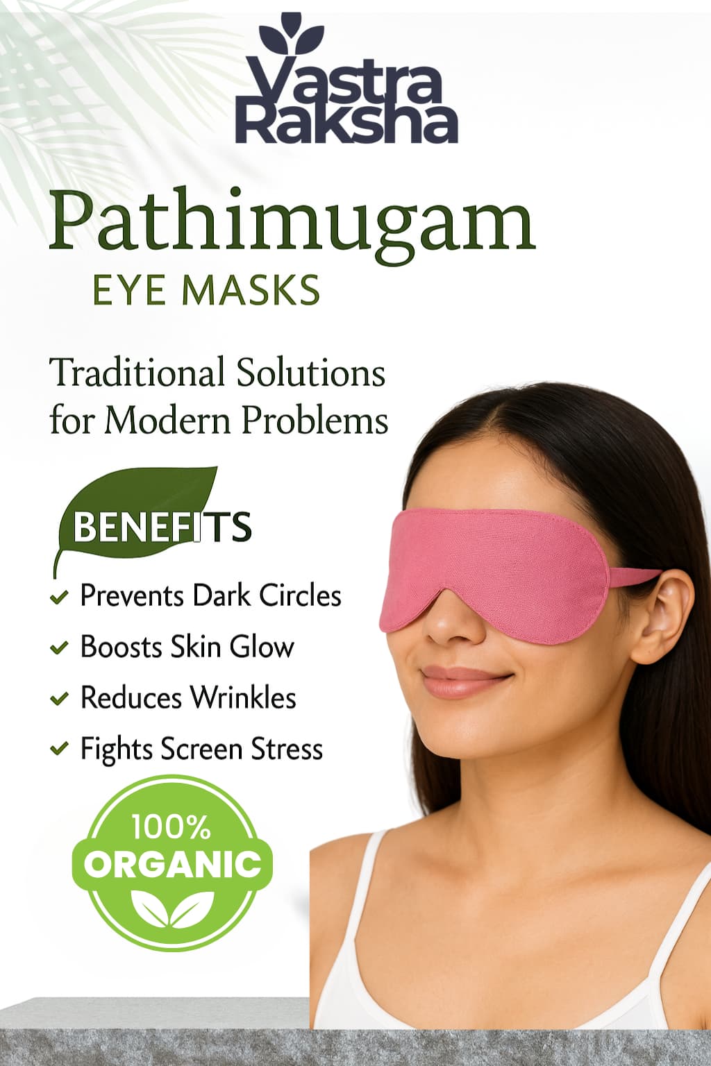 Pathimugam (Sappanwood)Eye Mask – Iraaloom