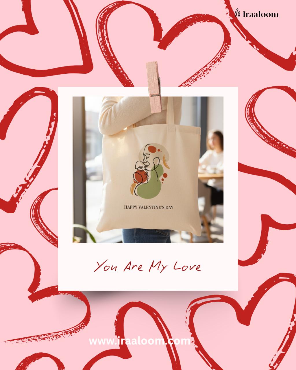 Handmade Canvas Tote Bag with Original Art by Harsha Puthusserry | 14x14 Zip Tote