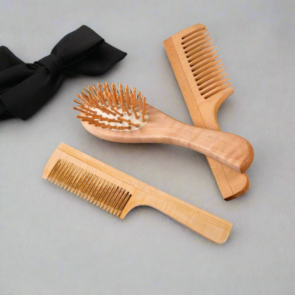 Eco-Friendly Bamboo & Neem Hair Care Set