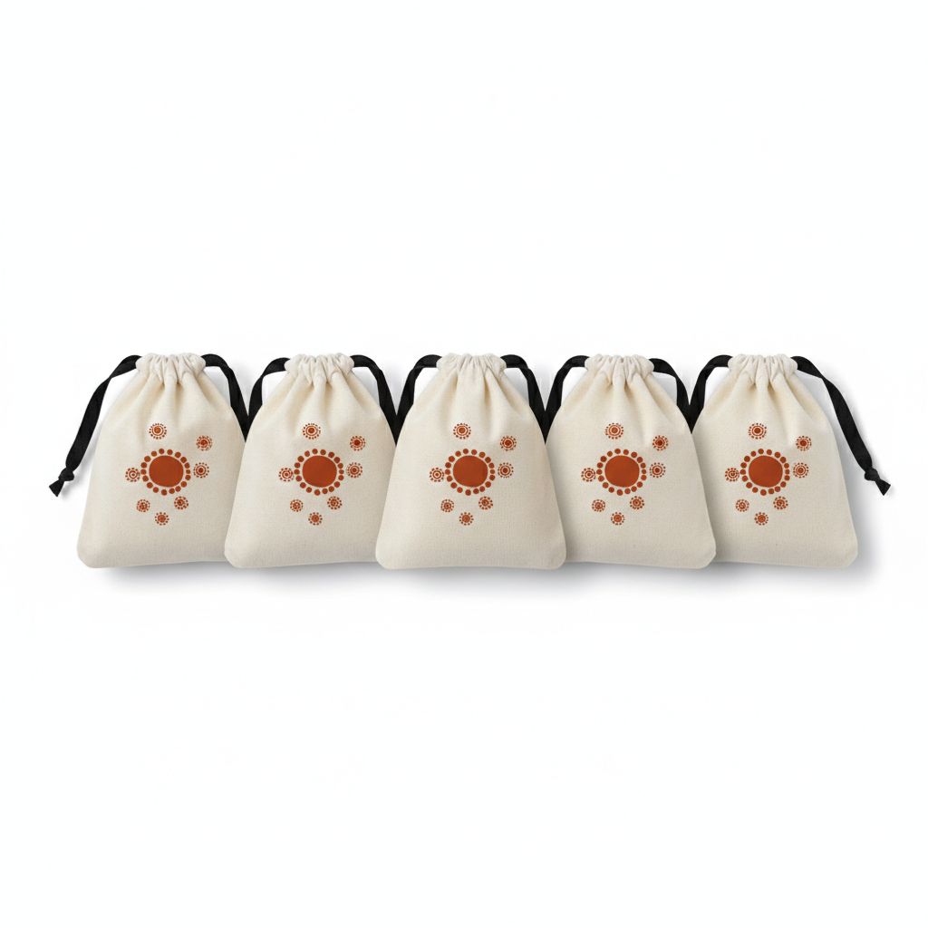 Premium Cotton Pouch (6x5 Inches) – Reusable Drawstring Gift Pouch