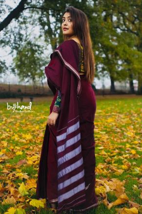 Maroon Narayanpettu Saree